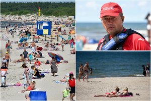 Dėl negailestingo karščio pajūryje skamba pavojaus varpai: gelbėtojai įvardijo didžiausią bėdą