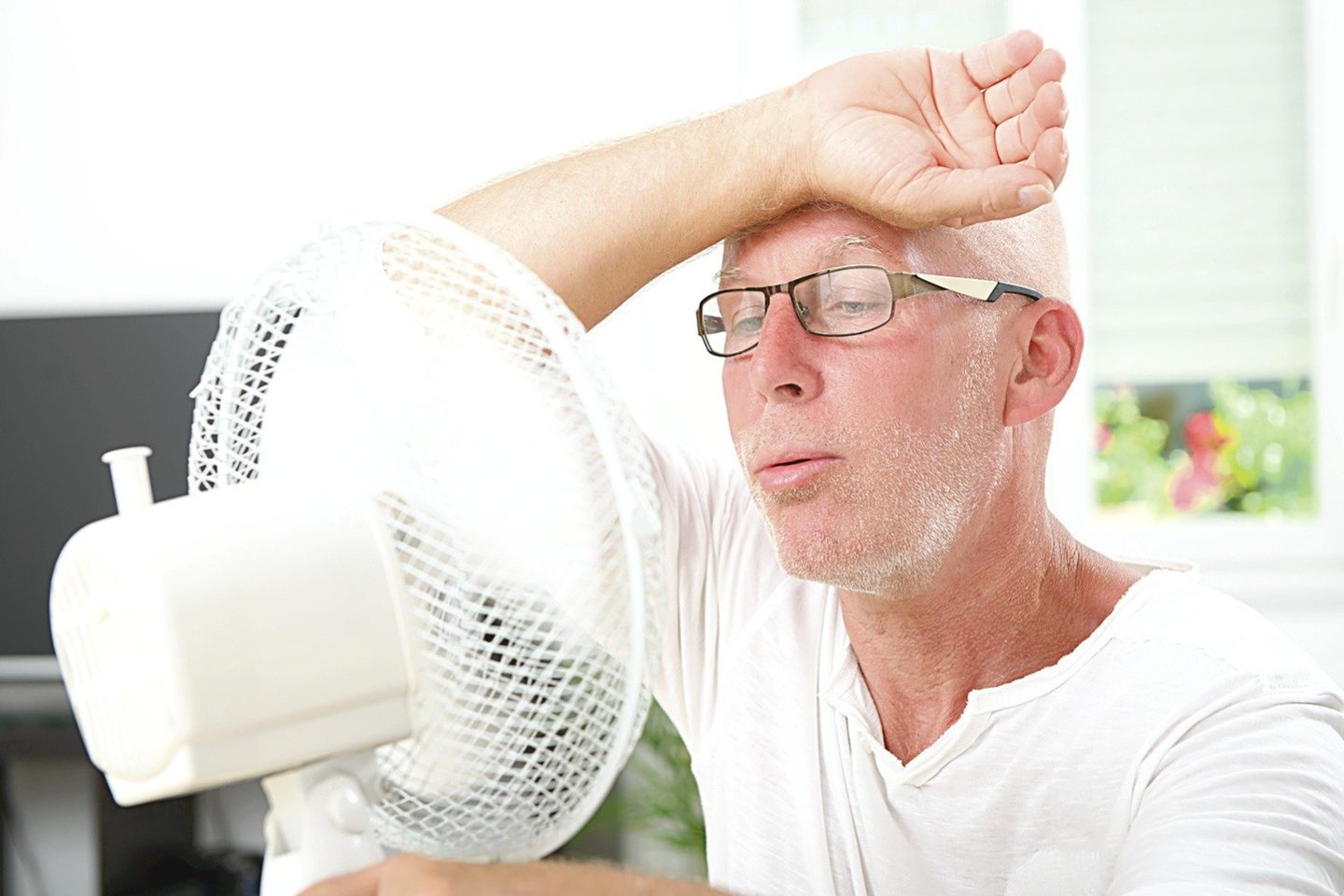 Toli gražu ne kiekvienoje technikos prekių parduotuvėje pastarosiomis dienomis pirkėjai gali įsigyti ventiliatorių.<br>„123rf.com“ nuotr.