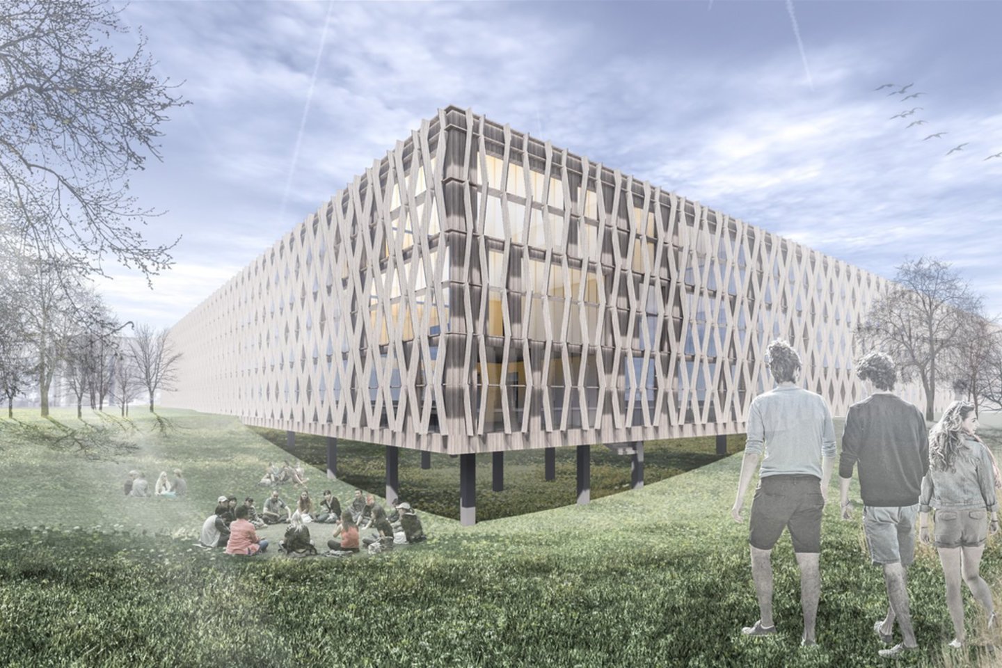 Naujos mokyklos Pilaitėje konkursui pateikta 18 architektūrinių idėjų.<br>vizual.