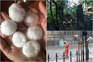 Įsisiautėjusi stichija siaubė Lietuvą: elektros neteko tūkstančiai, ugniagesiams – beveik šimtas skambučių