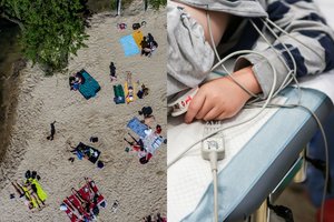 Į ligonines plūsta karščio nukamuoti žmonės: jau kenčia ir patys medikai