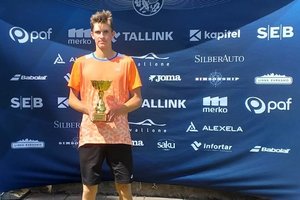  Tenisininkai A. Sabaliauskas ir P. Paukštytė Rygoje žengė į finalus