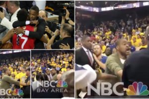 Svaiginančio „Raptors“ triumfo užkulisiai: policija pradėjo tyrimą dėl M. Ujiri išpuolio