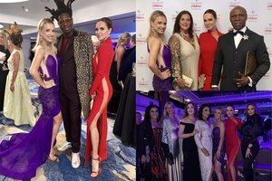 Iškilmingame labdaros renginyje Asta Valentaitė svečius pavergė elegantišku įvaizdžiu