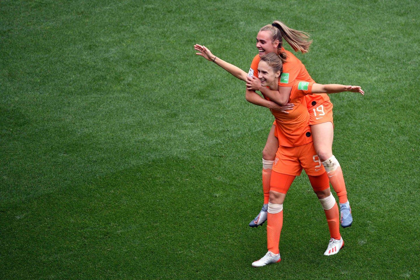  Nyderlandų futbolininkės įveikė kamerūnietes.<br>AFP/Reuters/Scanpix nuotr. 