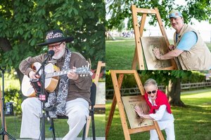 Nidos Bardų skvere pristatyti penkių scenos legendų delnų įspaudai