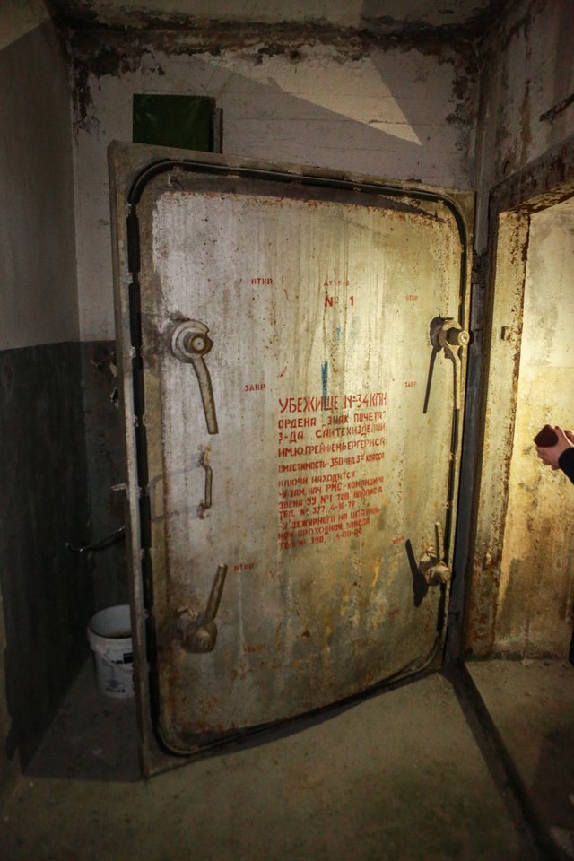 Sovietmečiu veikusiose slėptuvėse planuojama įrengti pabėgimo kambarį.<br>G.Bitvinsko nuotr.