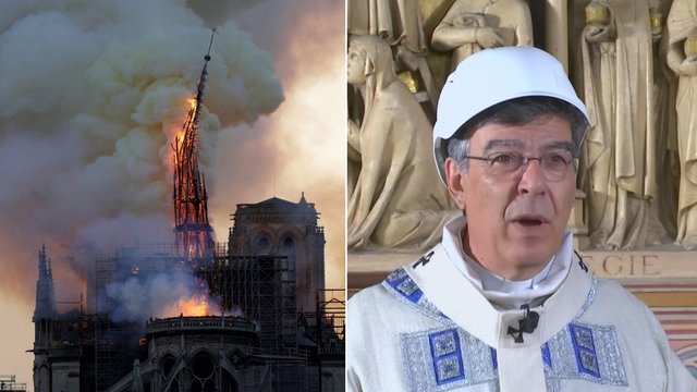 Žadėtų pinigų Paryžiaus katedrai nesulaukiantis arkivyskupas papasakojo, kas vyksta