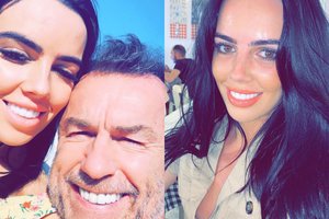 40 metų jaunesnei striptizo šokėjai pasipiršęs aktorius Ch. Quinteno neatsigina kritikos