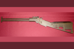 Dar vienas labai neįprastas ginklas. Kam buvo naudojamas šis?