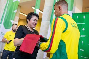 Į Europos žaidynes atletus išlydėjusi D. Gudzinevičiūtė: „Minske medaliai nebus prastesni“