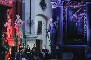 Archajiškas epinis kūrinys suskambo naujai Šiluvos bazilikoje