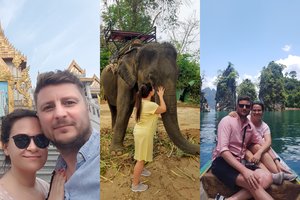 Romantiškojo medaus mėnesio Evelina Sašenko leidosi tik po metų