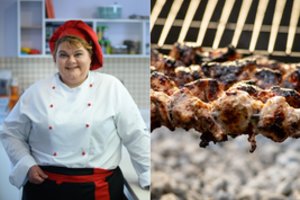 Grilio meistrės šašlykų receptas ir kelios taisyklės: mėsa tirps burnoje, o svečiai prašys pakartoti