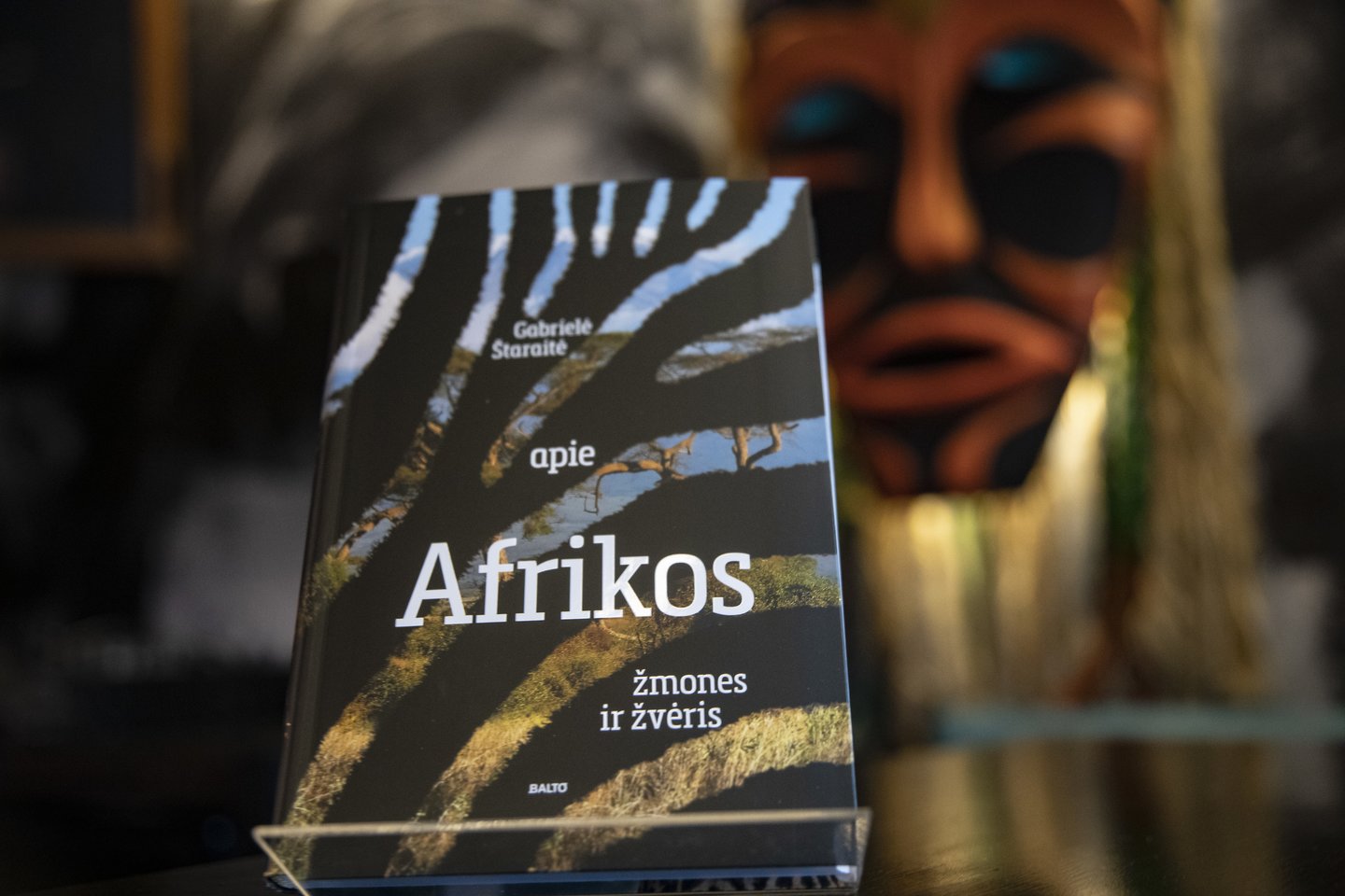 G.Štaraitės knyga „Apie Afrikos žmones ir žvėris“ pristatyta sostinės bare „Madu“.<br> V.Ovadnevo nuotr.