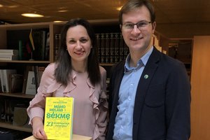 Geografijos mokytojas Mantas Karanauskas: „Parašyti knygą paskatino susitikimas su aktore Ilona Balsyte“ 