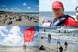 Girtų poilsiautojų antplūdis Palangoje: lekia skandintis į mirtiną jūrą, neatbaido net 500 eurų baudos