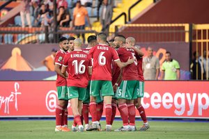 Afrikos čempionatą Maroko rinktinė pradėjo sunkiai išvargta pergale 