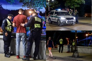 Palanga po audringos Joninių nakties: iš miškelio sprukęs jaunuolis pralinksmino pareigūnus