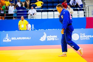 Lietuvos dziudo kovotojai Europos žaidynėse neiškovojo nė vienos pergalės