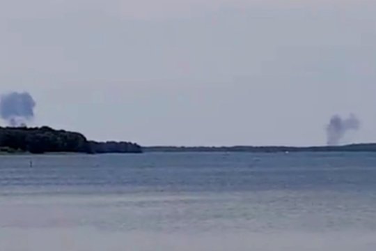 Vokietijoje susidūrė du naikintuvai: vienas iš pilotų neišgyveno