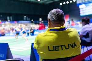  Lietuvos badmintonininkės Europos žaidynėse patyrė antrąjį pralaimėjimą