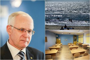 Po dėl karščių kilusio skandalo A. Monkevičius paaiškino, kur mokyklos darė klaidą