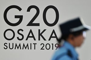 G20 viršūnių susitikime dominuos prekybos karo ir įtampos Irane temos