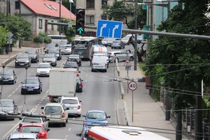 Kaune automobilis „Toyota“ partrenkė dviratininką