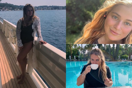 Rusų oligarcho R. Abramovičiaus duktė atsisakė kompleksų: jachtoje įsiamžino su maudymuku