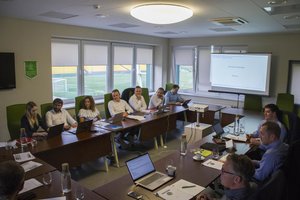 UEFA atstovai Vilniuje aptarė tolesnio LFF vystymosi planus: nuo geresnio įvaizdžio formavimo iki didėjančių pajamų