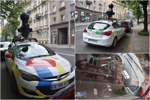 „Google Street View“ automobilis naršo po Vilnių: pažvelkite, kas slepiasi jo viduje