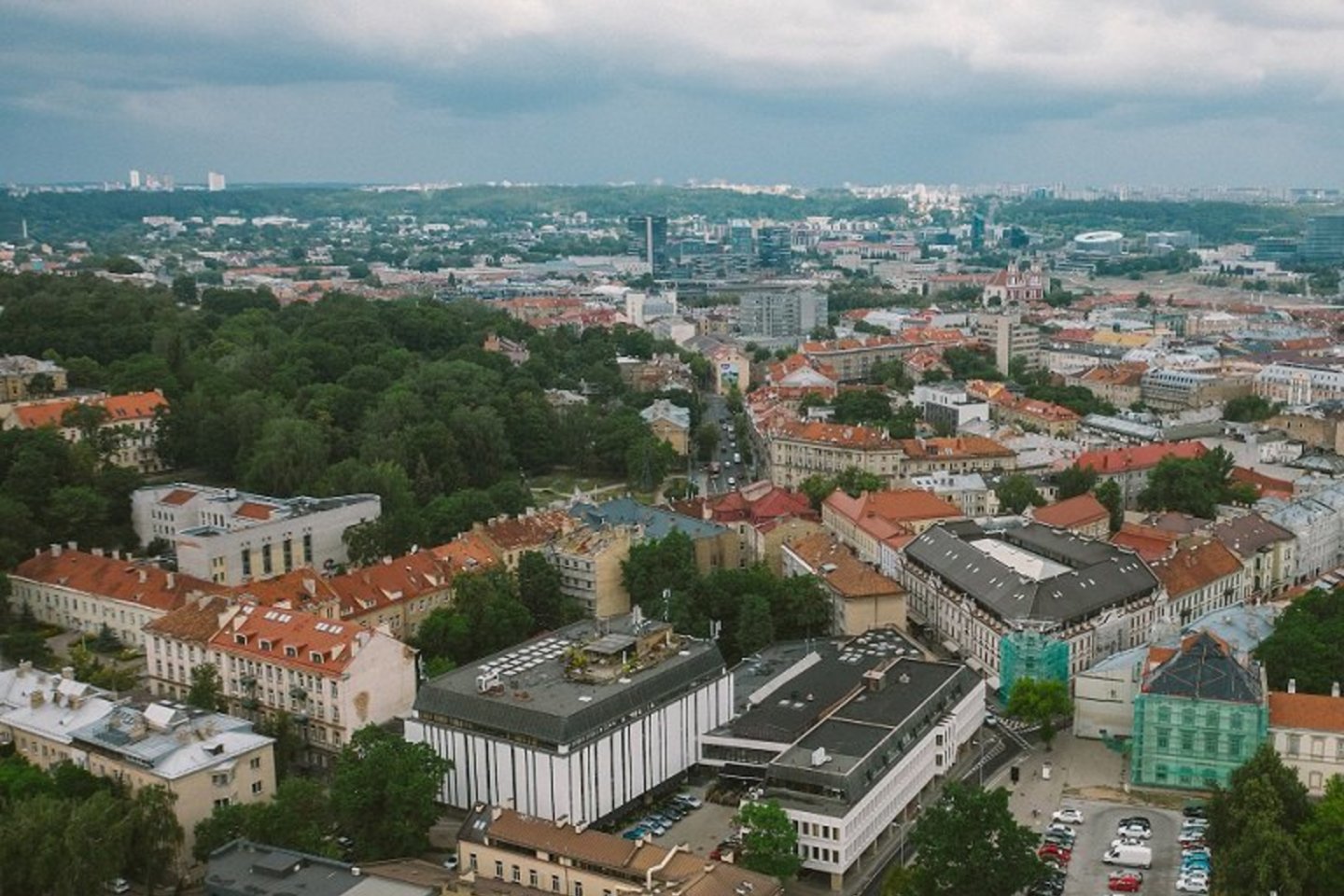 Pripažinto šalies architekto Justino Šeiboko sukurtame buvusiame Ryšių ministerijos pastate įsikurs bendradarbystės erdvė „Talent Garden Vilnius“.<br>„INVL Baltic Real Estate“ nuotr.