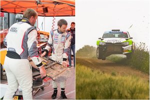 Vaidoto Žalos nesėkmė Lenkijoje: ralis ekipažui baigėsi nė neprasidėjęs