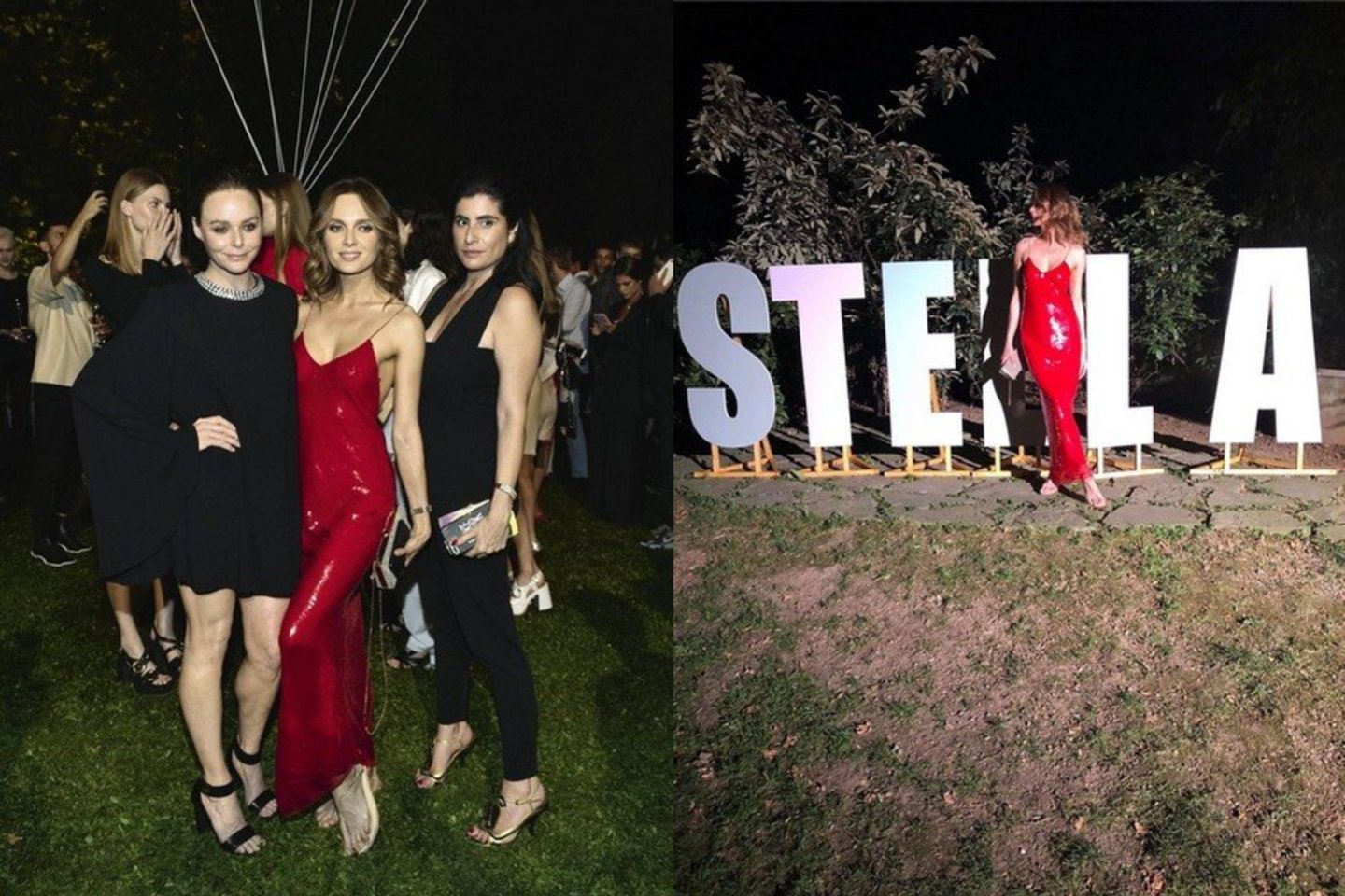 Iš kairės: dizainerė Stella McCartney, stilistė Asta Valentaitė ir aktorė Sara Simmonds.<br> Asmeninio albumo nuotr.
