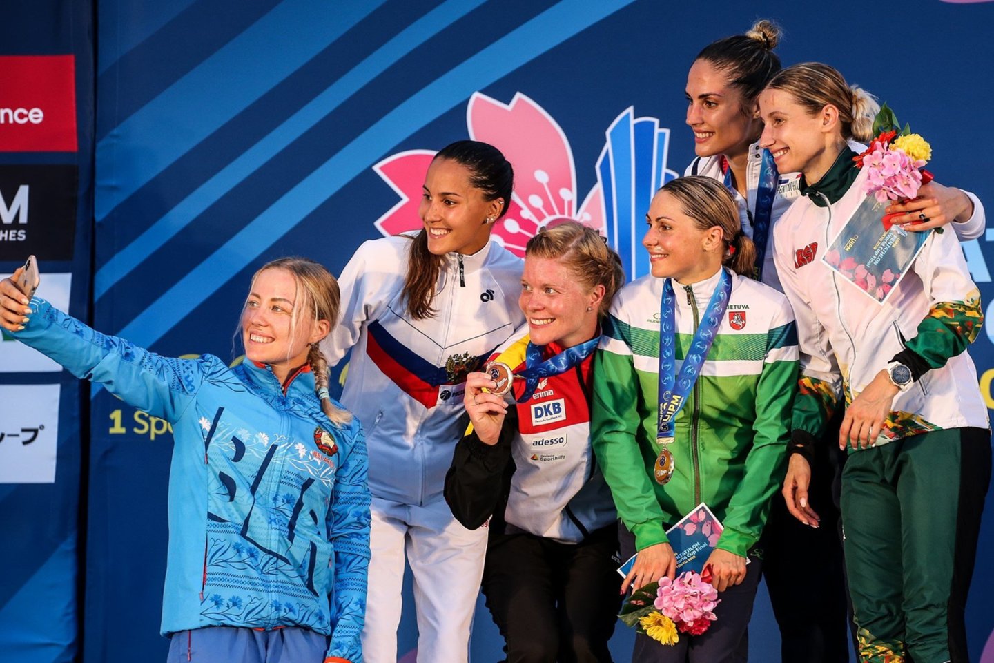 Laura Asadauskaitė-Zadneprovskienė iškovojo pasaulio taurę ir kelialapį į 2020-ųjų olimpiadą.<br> UIPM nuotr.