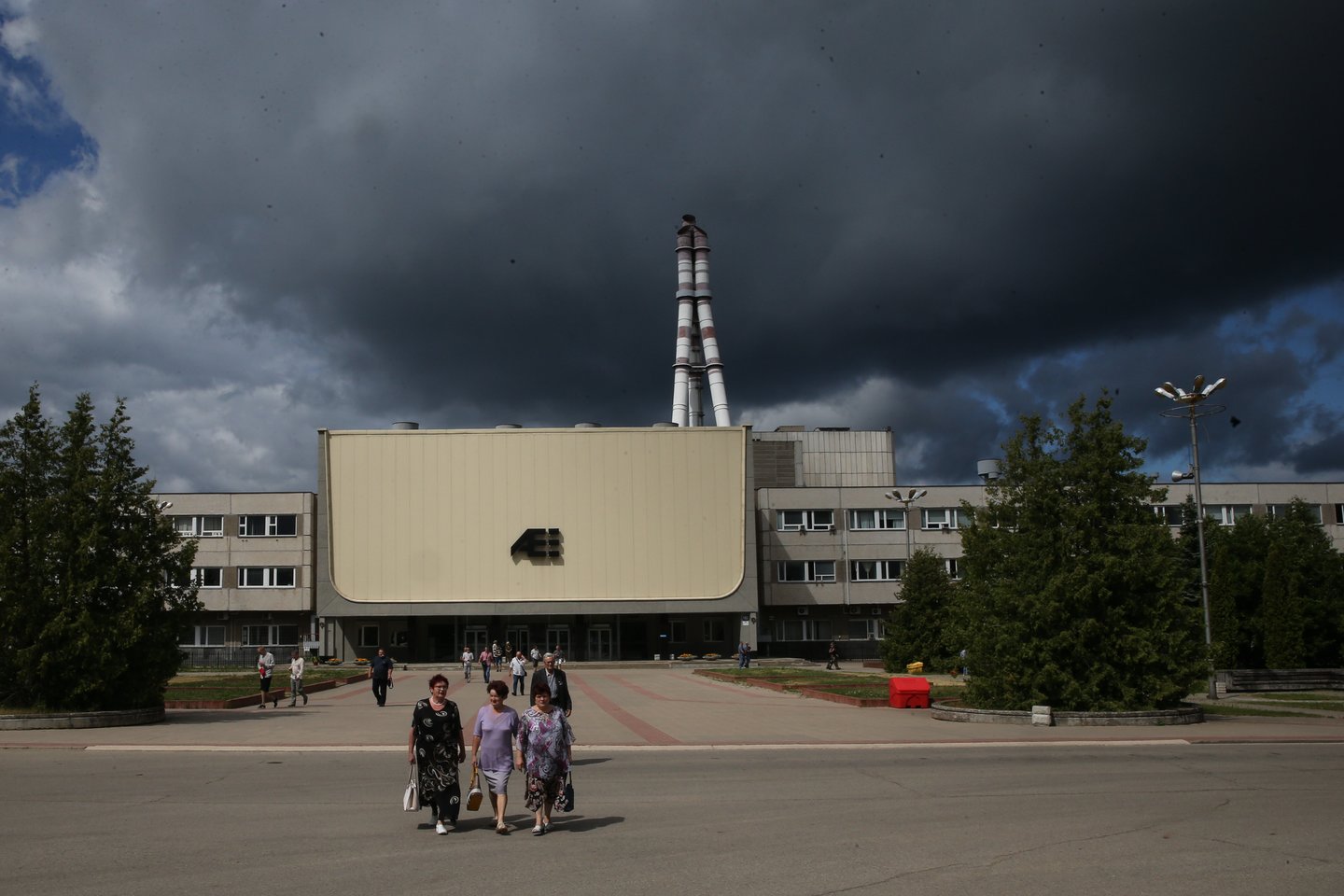  Ignalinos atominės elektrinės pamainos darbo pabaiga.<br> R. Danisevičiaus nuotr.
