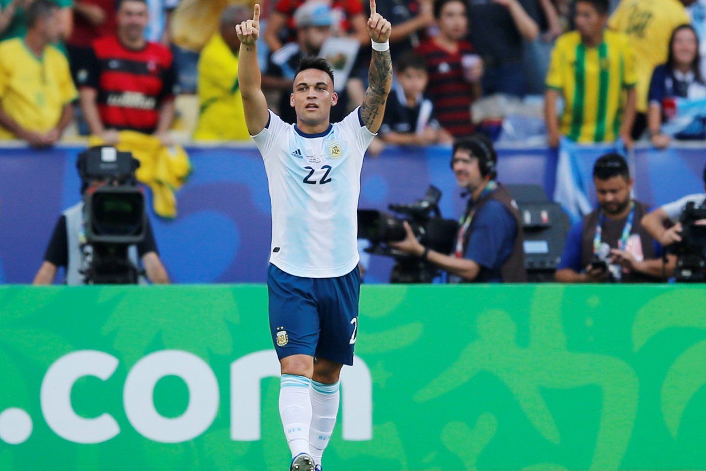 Argentina įveikė Venesuelą ir pateko į „Copa America“ pusfinalį.<br> AFP/Reuters/Scanpix nuotr.