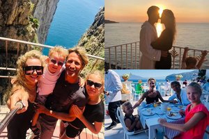 Po vestuvių Edita Daniūtė-Gozzoli su vyru ir vaikais leidosi į pavydėtinas meilės atostogas