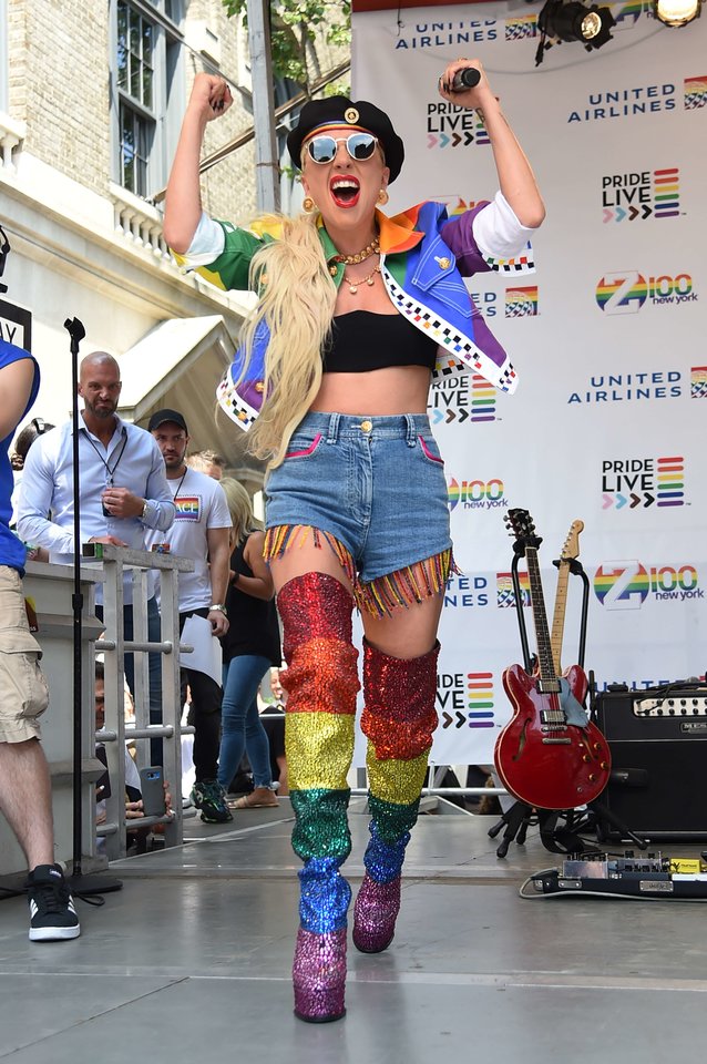  Daininkė Lady Gaga.<br> AFP/Scanpix nuotr.
