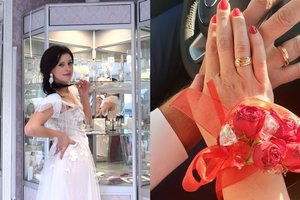 Raudondvario pilyje trečiąkart ištekėjo „Kelias į žvaigždes“ dalyvė Agnė Petravičienė