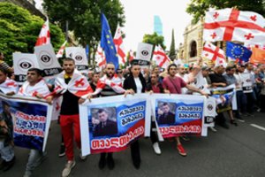 Gruzijos opozicija surengė naujas protesto eitynes Tbilisyje
