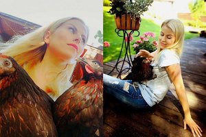 Rūtos Mikelkevičiūtės namuose auginamos vištos ėmė elgtis kaip kanibalai – moteris rado išeitį