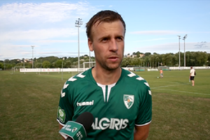 „Kauno Žalgirio“ gynėjas A. Klimavičius: „Iš „Palangos“ tikėjomės rimtesnės kovos“