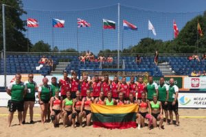 Paplūdimio rankinio čempionate Lietuvos jaunimas medalių neiškovojo