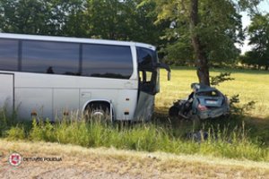 Savaitgalio avarijose žuvo žmogus, dar 47 buvo sužaloti