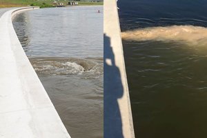 Paaiškėjo, kas į Nerį paleido nevalytas nuotekas: kaltininkas gavo baudą