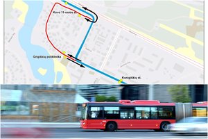 Nuo liepos 2-osios Grigiškėse – laikini viešojo transporto eismo pakeitimai