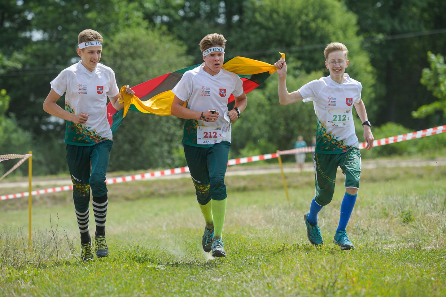 Lietuvos jaunieji orientacininkai Europos pirmenybėse iškovojo medalį komandinėje rungtyje<br> orientavimosi sporto federacijos nuotr.