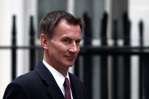 Britanijos premjero posto siekiantis J. Huntas pristatė „Brexit“ be sutarties planą